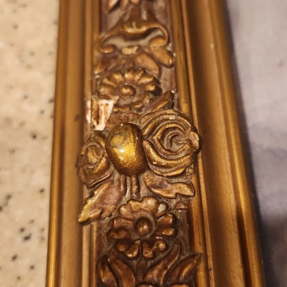Vintage Gold Ornate Photo Frame